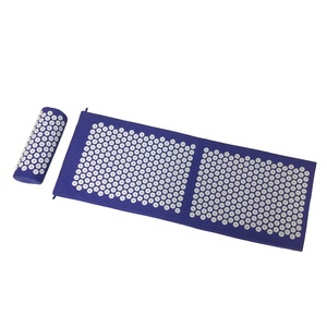 Eco Frindly Spiked <strong>Yoga</strong> Mat Akupressurmatte Spike <strong>Shakti</strong> Acupuncture Massage Mat and Pillow Set - Product Image 5