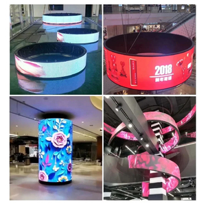 Pantalla LED HD Publicidad Pantalla LED flexible inteligente Precio Pantalla LED cóncava flexible Columna flexible LED Pantalla curva - Product Image 4