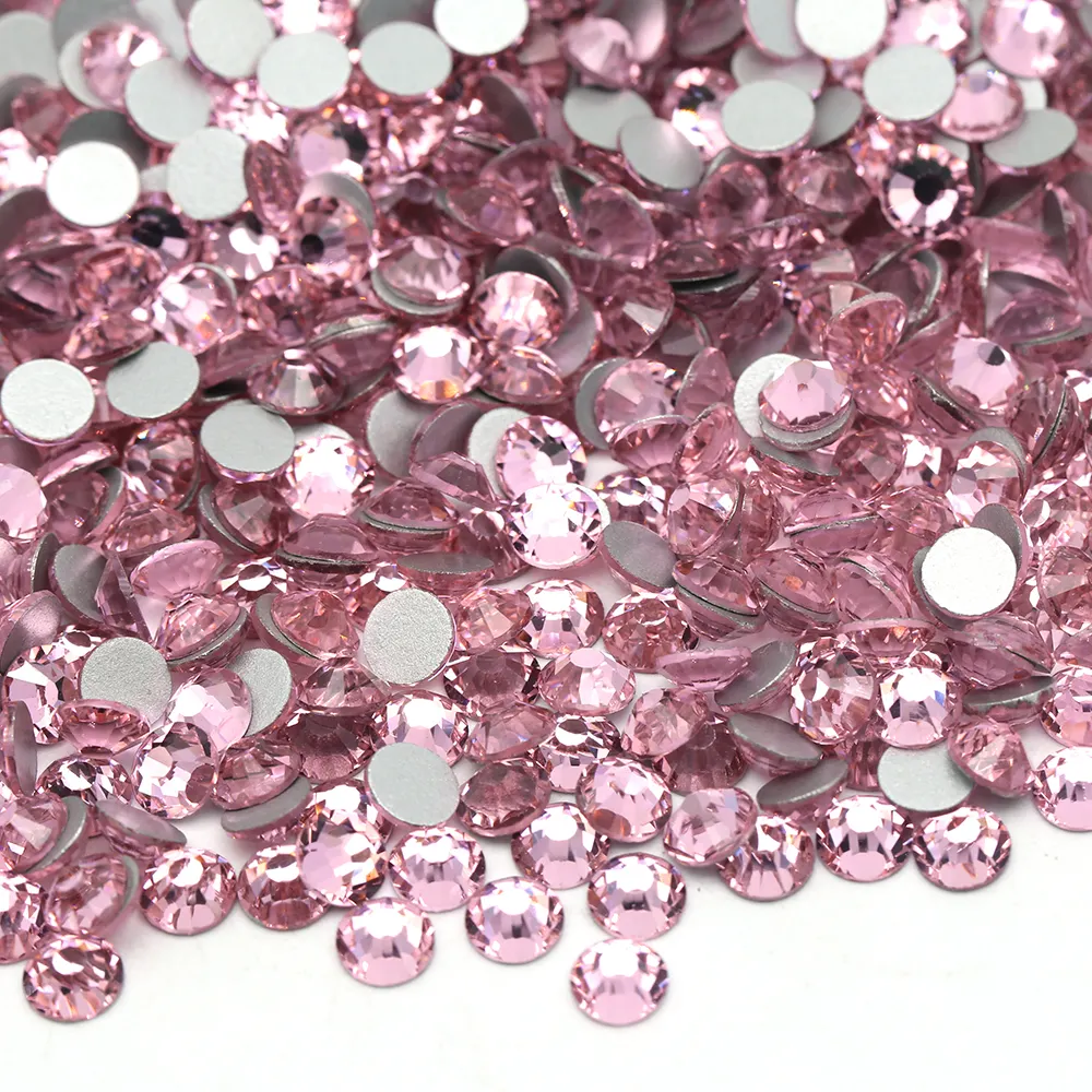 ss3-ss50 Non Hotfix Crystal Tiny Glss Lt.Rose Sparkles rhinestones For different types of rhinestones