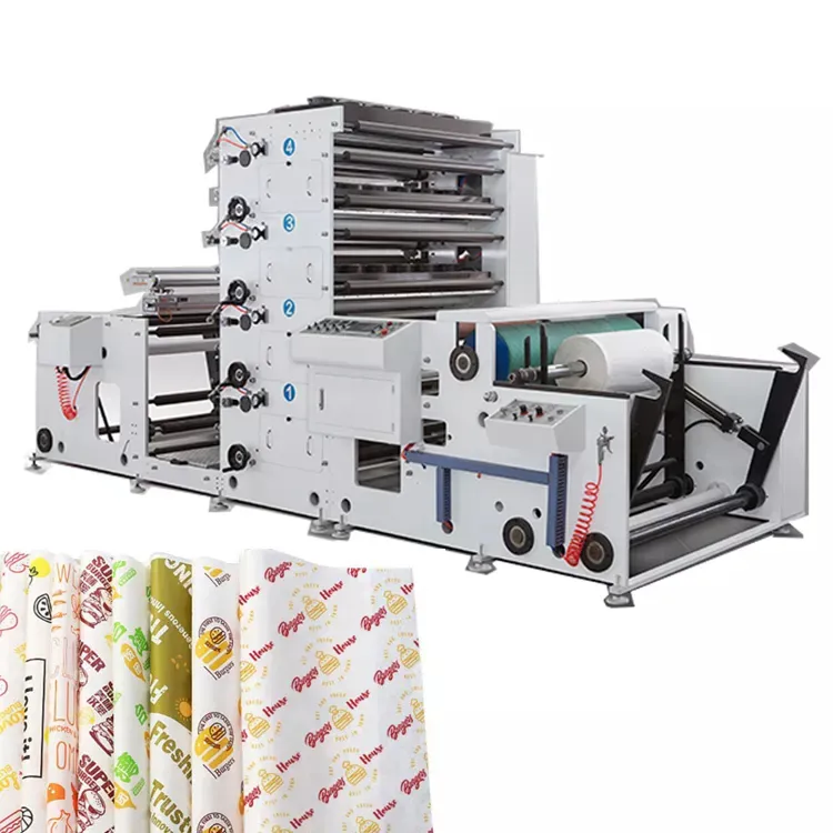 Новый 6 видов цветов бумага/нетканое ПП/ПЭ пленка упаковочная бумага флексографической/флексографическая печатная машина с CE
