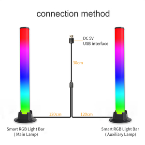 <strong>2025</strong> Hot Selling RGBIC <strong>LED</strong> Gaming Light Bars USB DC5V App Control TV Ambient Gaming Table Lamp - Product Image 3