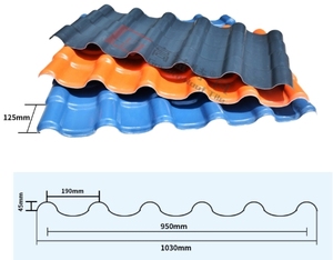 กระเบื้องหลังคาพลาสติกลูกฟูกเม็กซิโกแผ่นหลังคาพีวีซี Tupvc - Product Image 4