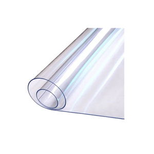 0.2MM 0.3MM 0.5MM PVCリジッドクリア厚/薄PVCシート、4x8 PVCシート、PVC薄いプラスチックシート柔軟な透明プラスチックシート - Product Image 2
