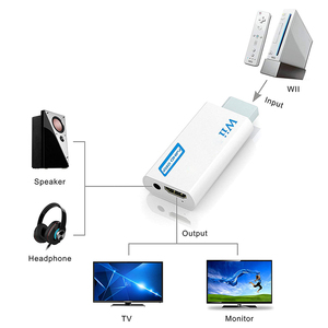 1080P Wii HD แบบ Full HD เป็นอะแดปเตอร์แปลง HDMI สำหรับ Nintendo Wii HDMI-เข้ากันได้กับแจ็คเสียงและเอาต์พุต3.5มม. - Product Image 4
