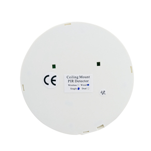 12v הר תקרה 360 מעלות 6 m טווח זיהוי עם פלט ממסר nc/ללא גלאי תנועת פיר קווי למערכת אזעקה פורץ