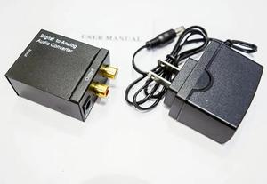 Toslink Amplificador Decodificador 192 kHz DAC 24-bit S/P DIF Señal a analógico Estéreo Adaptador R/L Convertidor de audio digital a analógico - Product Image 2