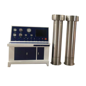 External Hydraulic <strong>test</strong> Bench Seamless Gas Cylinder Detection Volume Residual Deformation Rate Measurement Equipment
