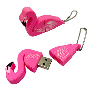 定制Usb 2.0 3.0闪存驱动器软Pvc 3d卡通鸟动物Usb闪存棒 - Product Image 1