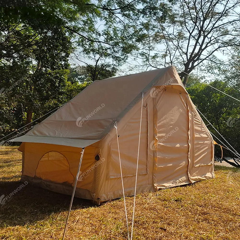 Venta directa de fábrica al aire libre impermeable hermético Glamping casa inflable tienda de campaña EQUIPO DE Camping