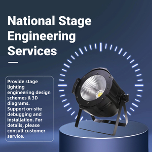 Đèn LED COB di động 100W điều khiển DMX512, RGB Ra80 6000K ánh sáng ban ngày, dùng cho đám cưới, biểu diễn ngoài trời, thi đấu thơ, sự kiện biểu diễn nói - Product Image 2