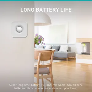 Smart Life Tuya WiFi PIR Sensor de detección de movimiento Alarma inalámbrica WiFi Sensor de movimiento inteligente para ZigBee - Product Image 6