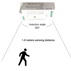AC110V/220V Microwave Radar <strong>Motion</strong> <strong>Sensor</strong> <strong>Module</strong> 360 Degree Switch for Stair Corridors &amp; Position <strong>Detection</strong> for Home Security - Product Image 2