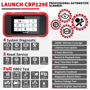 <strong>LAUNCH</strong> X431 CRP129E Obd2 Eobd <strong>Code</strong> <strong>Reader</strong> Scanner Support Engine ABS SRS AT+Brake Oil SAS ETS TMPS Reset Free Update - Product Image 2