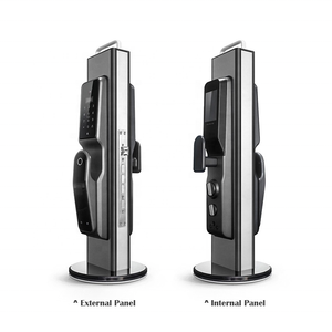 Tuya WIFI App yüksek güvenlik tam otomatik akıllı kilit biyometrik parmak izi otomatik akıllı kapı kilidi telefon temel bulut - Product Image 3