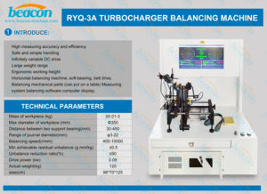 Beacon Machine RYQ Series RYQ-3A Belt Drive Balancing Machine for Turbo Rotor Dynamic <strong>Testing</strong> RYQ-5A RYQ-10A - Product Image 6