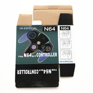 Scatola dei colori al dettaglio vari colori cablata classica e controller n64 con spina usb