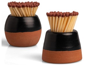 Forvet ile maç tutucu-dekoratif maçlar için kapadokya'da 2-el yapımı Set-emniyetli kibritler için seramik maç forvet - Product Image 3