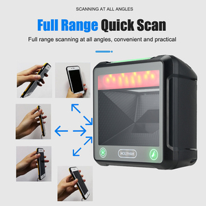 Big Window Desktop Barcode Scanner 2d Omni direktion aler Barcode leser Auto Scanning <span class=keywords><strong>Upc</strong></span> Ean <span class=keywords><strong>Code</strong></span> für Supermarkt