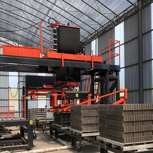 Linea di produzione automatica di mattoni ad incastro del suolo di risparmio di manodopera con l'impilatore cuber - Product Image 4