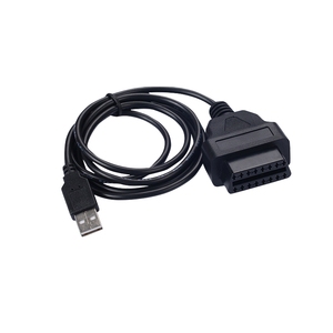 1M OBDII 16pin femmina a DB9P femmina con USB J1962Test OBD2 a DB9P cavo USB per interfaccia VGA diagnostica programmazione fai da te - Product Image 5