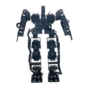 17DOF Robot Robot educativo robotico Robot umanoide Kit Servo staffa cuscinetto a sfera nero - Product Image 2