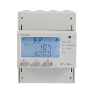 Acrel ADL400 3 fases 4 cables fuente bidireccional CT entrada RS485 Modbus MID medidor de energía multitarifa para gestión de red inteligente