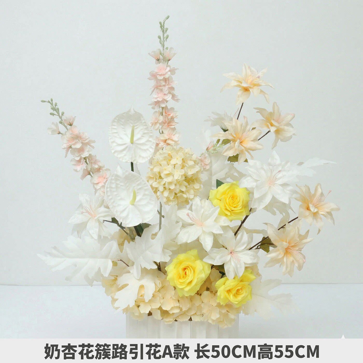 Milky apricot blossom, champagne