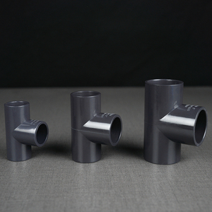 China Factory UPVC Pipe Fitting <strong>ASTM</strong> SCH40 PVC Tee for Home <strong>Water</strong> Supply 1/2 3/4 Smooth Surface - Product Image 2