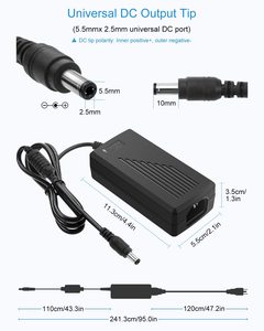 12V 5A 60W LED Transformer Switching <strong>Power</strong> Supply with 220V <strong>AC</strong> <strong>Input</strong> and 12V <strong>DC</strong> <strong>Output</strong> Plug-In Connection - Product Image 2