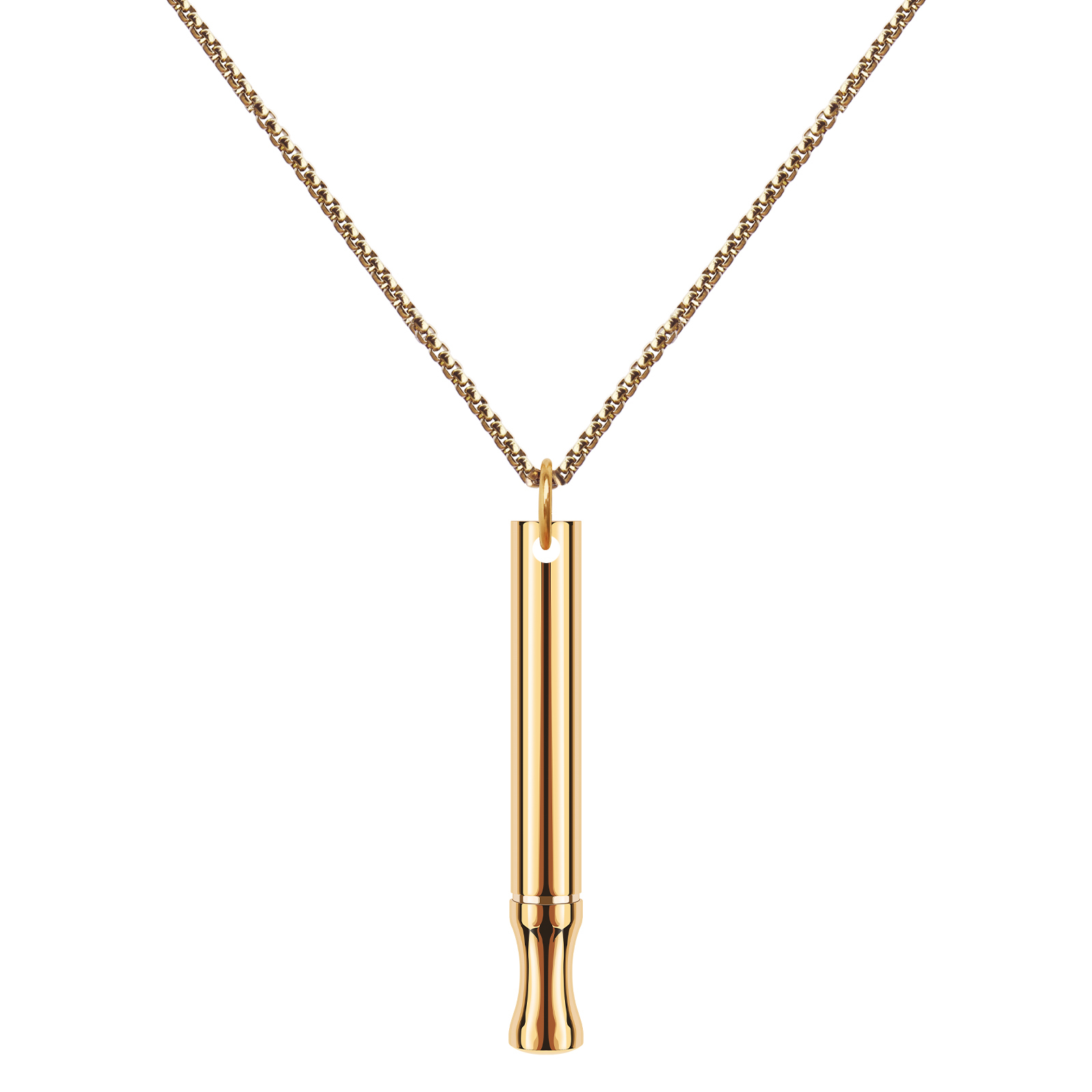 Gold Inhaler Necklace