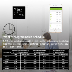 Programmier barer LCD-Display-Klimaanlagen-Temperatur regler Smart Wifi-Thermostat - Product Image 4