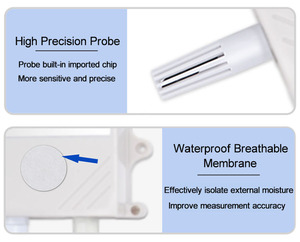 Montado en la pared 0 ~ 40000ppm H2 Sensor RS485 Salida analógica Transmisor de hidrógeno - Product Image 6