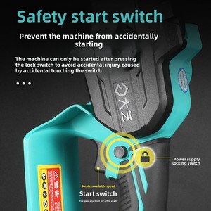 A7-7202 4-Inch tek elle lityum şarj edilebilir elektrikli zincir testere açık ahşap günlüğü ağacı Felling DIY OEM için özelleştirilmiş - Product Image 4