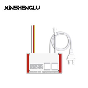 DC12V 5A 60W Led espejo tiempo temperatura pantalla desempañador atenuado inteligente 2 botones Control Sensor táctil para iluminación de baño - Product Image 1