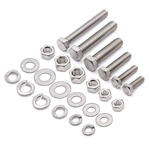 Lớp 8 thép không gỉ M5 M6 M8 M10 bu lông và ốc vít Hex ốc vít SS304/SS316 hình lục giác đầu đồng bằng kết thúc từ các nhà sản xuất - Product Image 6