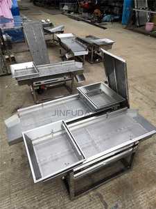 Tamiz vibratorio de grano de café rectangular de acero inoxidable Tamiz de vibración lineal de granos de cacao - Product Image 2
