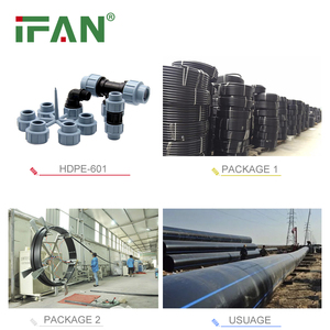 IFAN GB/T 13663 Polietileno de alta densidad estándar Todos los tipos Acoplamiento de rosca HDPE Accesorios para conexión de tuberías - Product Image 6