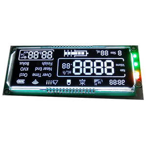 Customized Monochrome 7 Segment <strong>Lcd</strong> <strong>display</strong> Tn Htn Va Stn Fstn LCM Screen with <strong>I2C</strong> <strong>interface</strong> for Thermostat Energy Meter - Product Image 4
