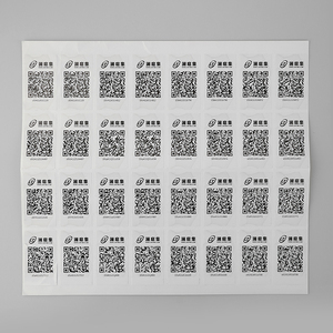 カスタムデザイン接着ステッカー防水QRコードラベル - Product Image 5