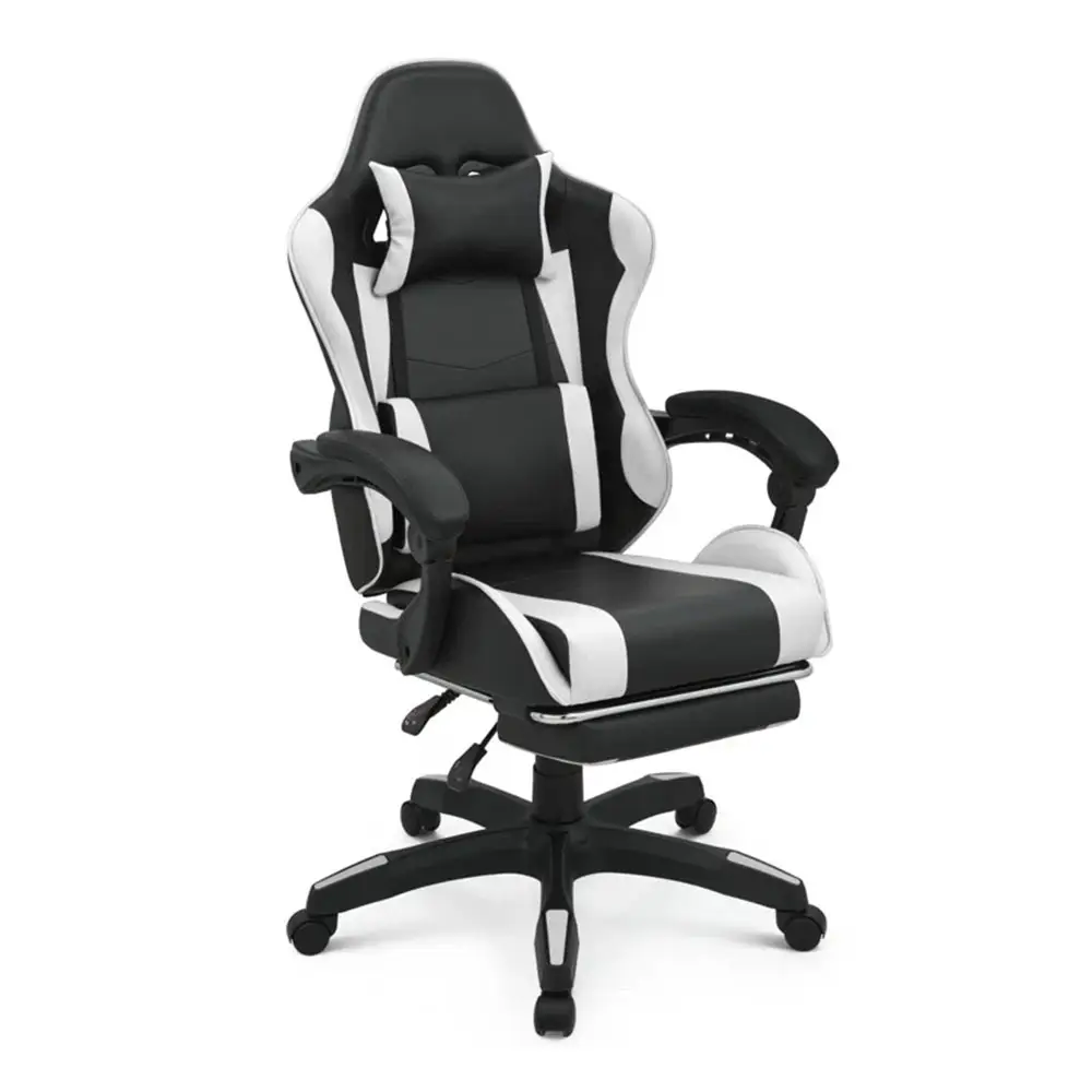 NBHY sedia da gioco di alta qualità girevole da corsa Gamer sedia per Computer con bracciolo e poggiapiedi