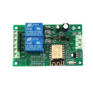 EParthub anpassbares ESP8266 WIFI-Doppel relais modul mit ESP-12F platine und großem Spannungs bereich 5V/8-80V - Product Image 2