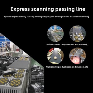 Hersteller Express Sortiermaschine Schwenk rad Sortierung Scan Code E-Commerce Ballen presse Express Scanning Sortier förderer - Product Image 3
