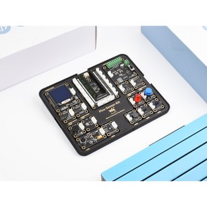 Kit de sensor de nivel de entrada Raspberry Pi Pico, incluye placa de expansión Pico y 15 módulos comunes, diseño todo en uno