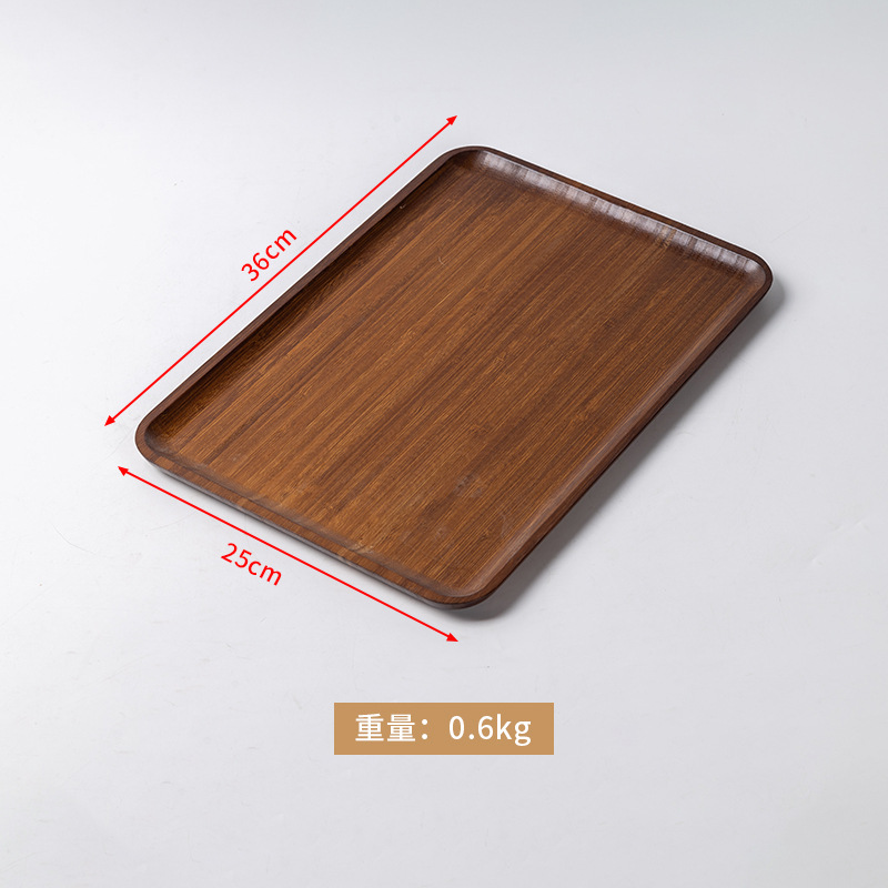 Walnut wood colored rectangular bag, 36*25*1.5 cm.