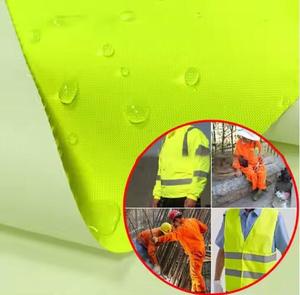 100% Polyester 300D Oxford PU Vải Tráng Vải 3000Mm Không Thấm Nước Cho Áo Mưa Áo Khoác Ô Vải - Product Image 4