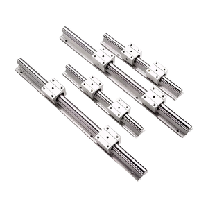 高性能耐磨镀铬杆导轨，带铝支撑，用于台锯重载木工机械 - Product Image 1