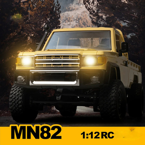 JJRC MN82 <strong>1</strong>:12 Full Scale MN Model Version 2.4G 4WD Motor Proportional RC <strong>Remote</strong> Control for Boys Gifts RC Car Toys