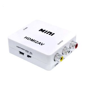 Convertidor Mini HDMI2AV de 1080p, convertidor HDMI a AV, convertidor de Audio y vídeo 3RCA, venta al por mayor - Product Image 1