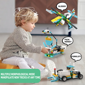 Rompecabezas de aprendizaje de Robot, Kit de entrenamiento lógico, modelo de programa de prueba 9686, juguete educativo de bloques de construcción electrónicos de Ciencia - Product Image 5