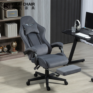オフィス用またはレーシングコンピュータ用ポケットスプリング付きベルベット素材カスタムロゴエグゼクティブゲーミングチェア - Product Image 6
